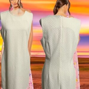 J.McLaughlin Ivory Knit Sleeveless Dress